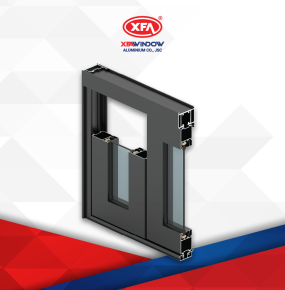 Cửa đi mặt dựng hệ 63