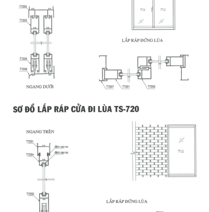 CỬA LÙA TS-720