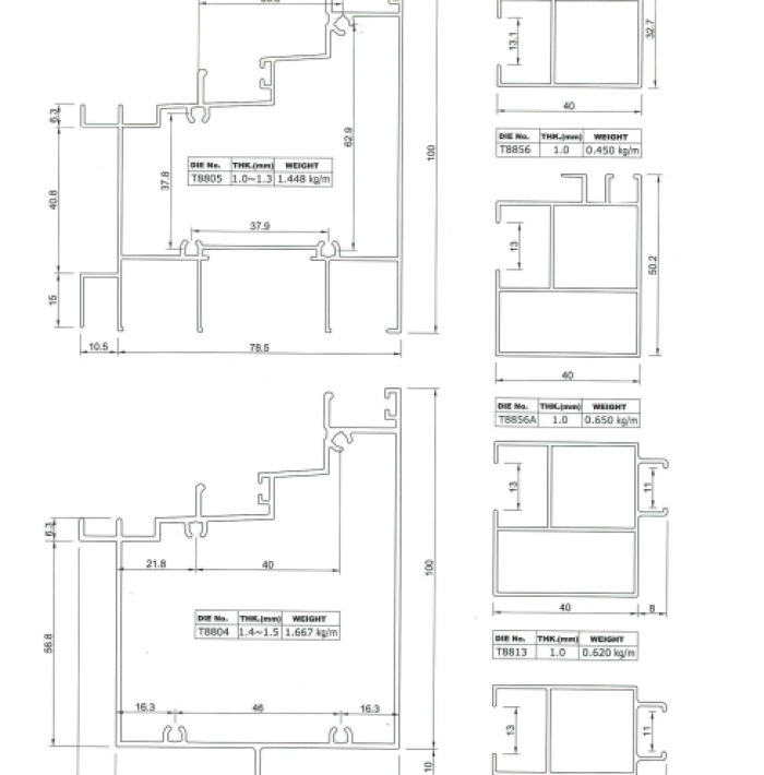 CỬA-CỬA SỔ CÁCH ÂM LÙA HỆ TS-188 & TS-888