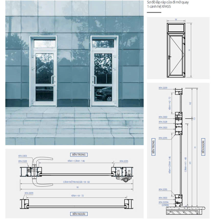 Xingfa Window – Cửa sổ hệ 55