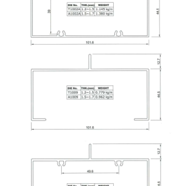 CỬA ĐI TS-1000