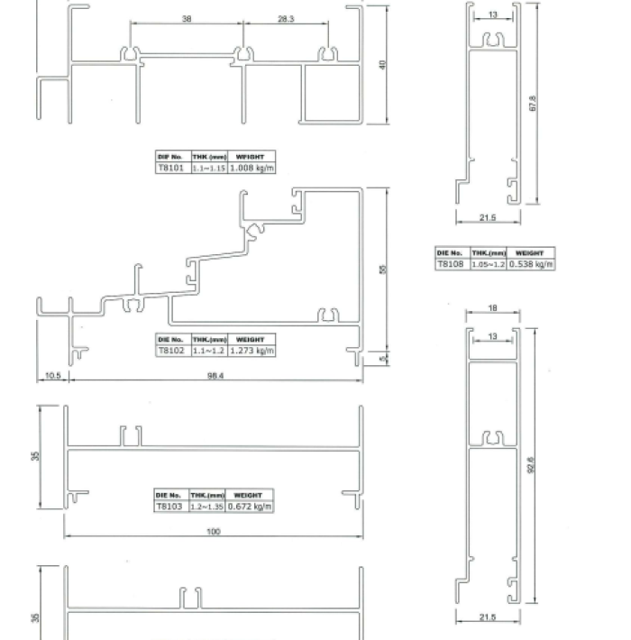 CỬA-CỬA SỔ CÁCH ÂM LÙA HỆ TS-188 & TS-888