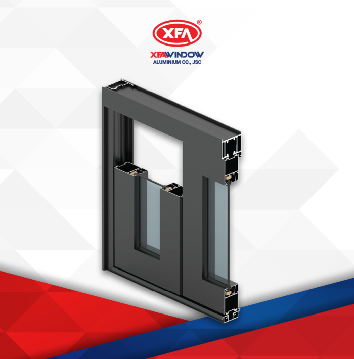 Hệ mặt dựng 63 Xingfa Window