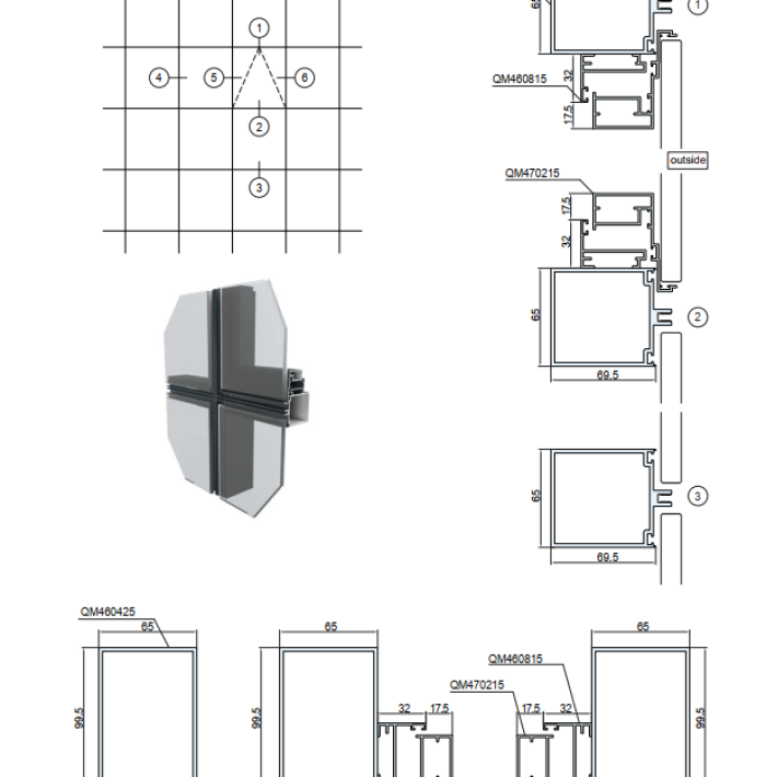 HỆ MẶT DỰNG QM46