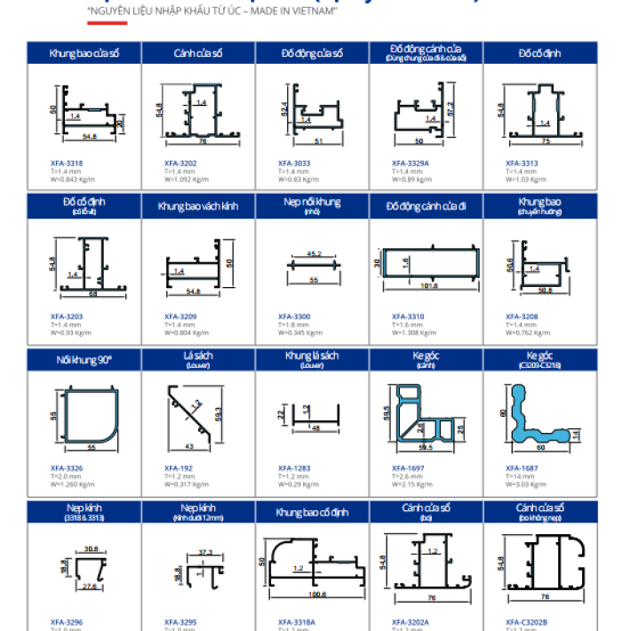 Xingfa Window – Cửa sổ hệ 55